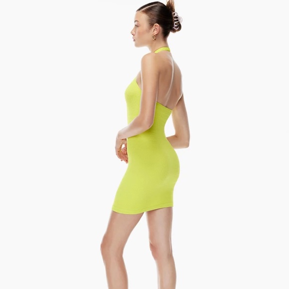 Aritzia Sunday Best AMIE DRESS Pear Green Dress - S - Picture 3 of 8